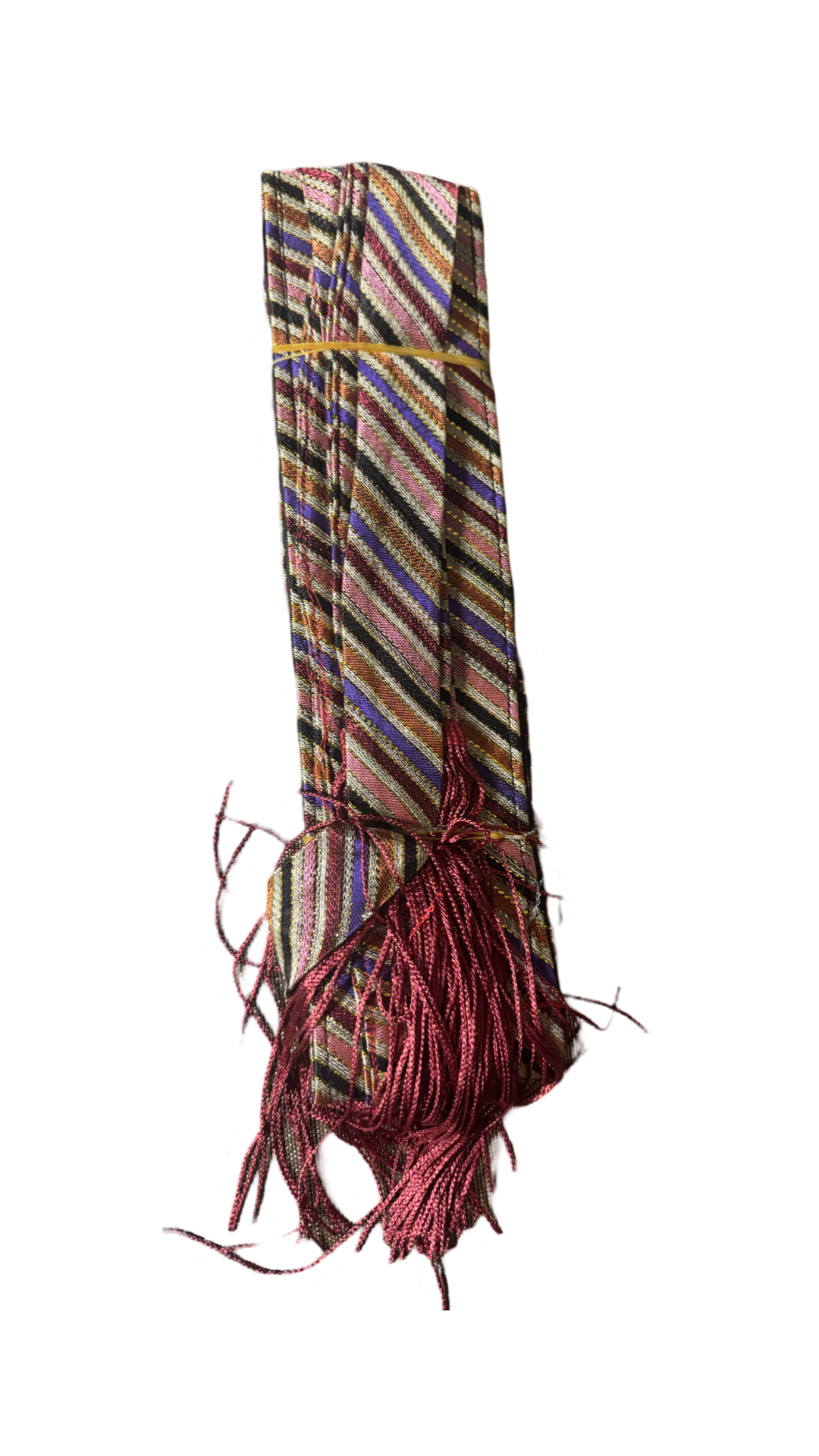 Multicolor, cashmere belt