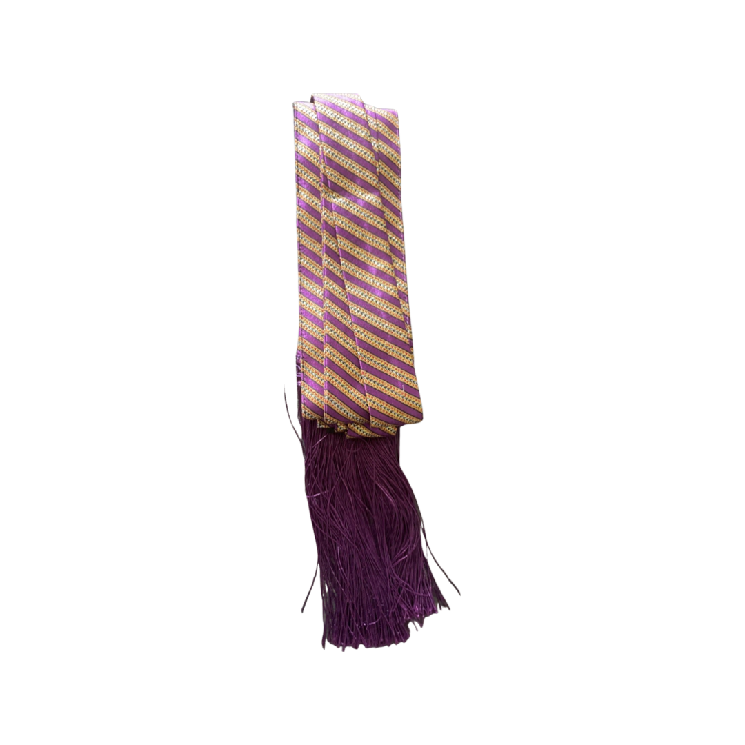 Purple and gold Kashmir belt