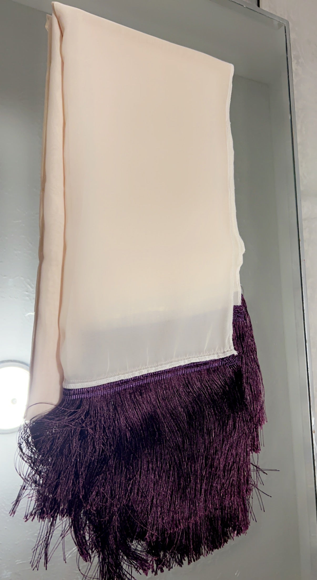 Dark purple head scarf / khriakh
