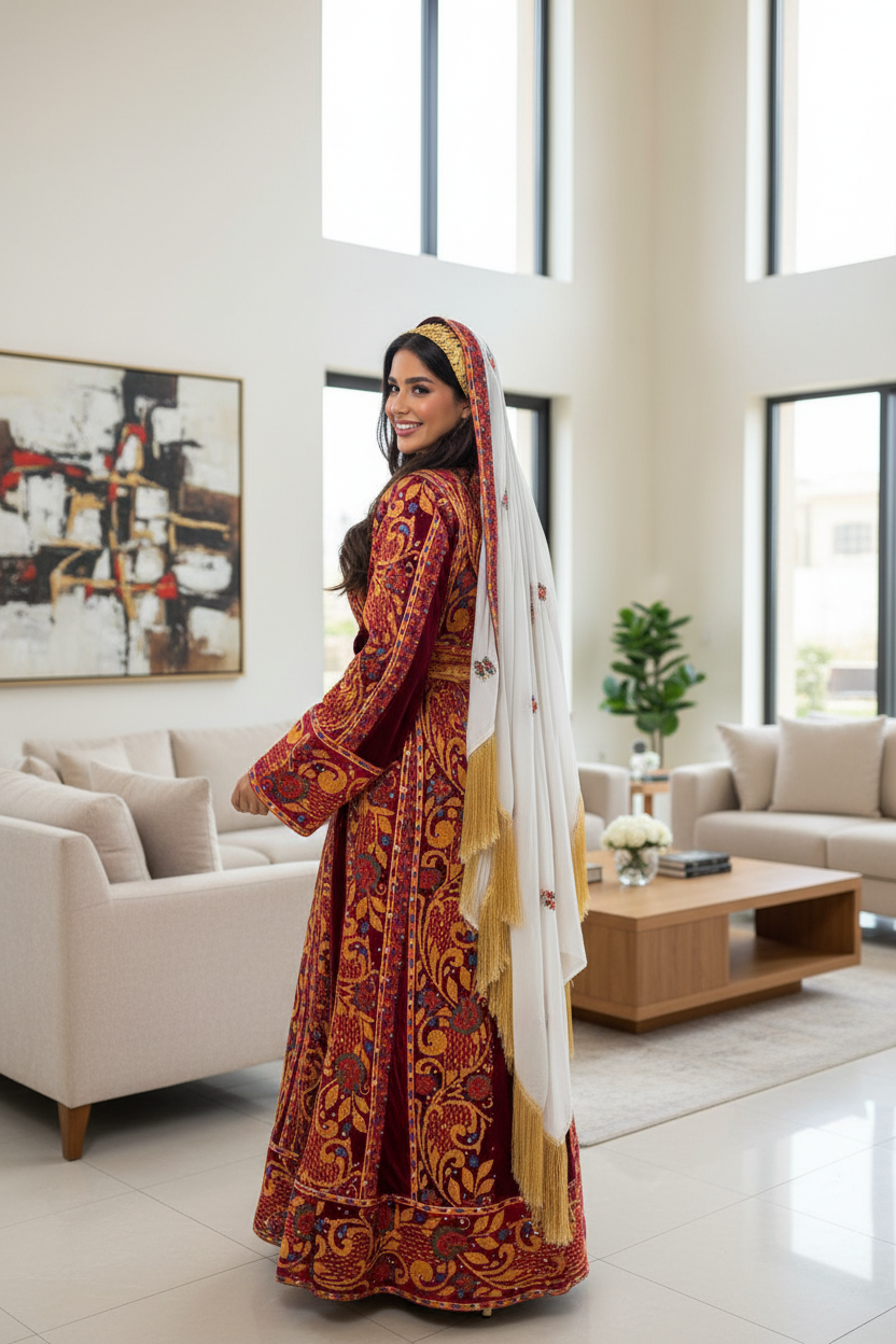 Burgundy silk velvet