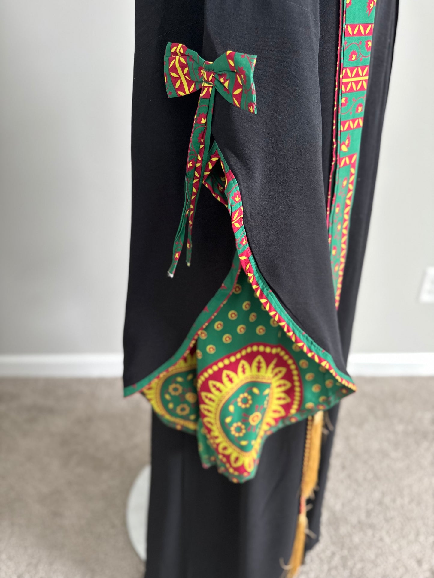 Two-piece abaya with belt