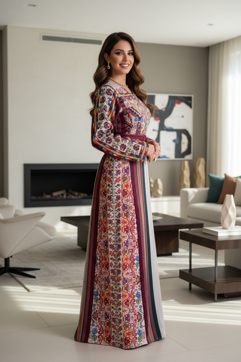 Beige Majdalwee thobe