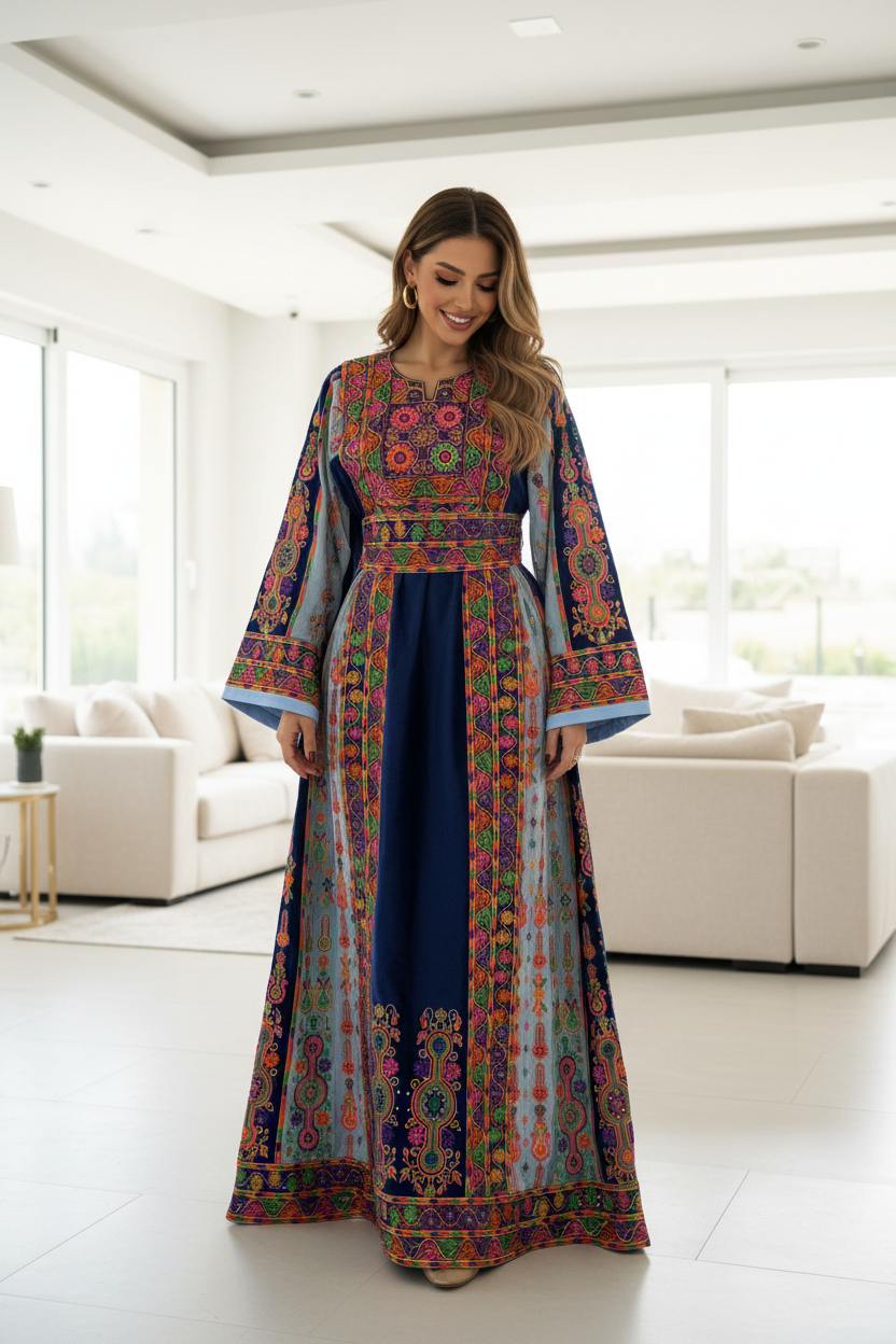 Navy blue silk velvet