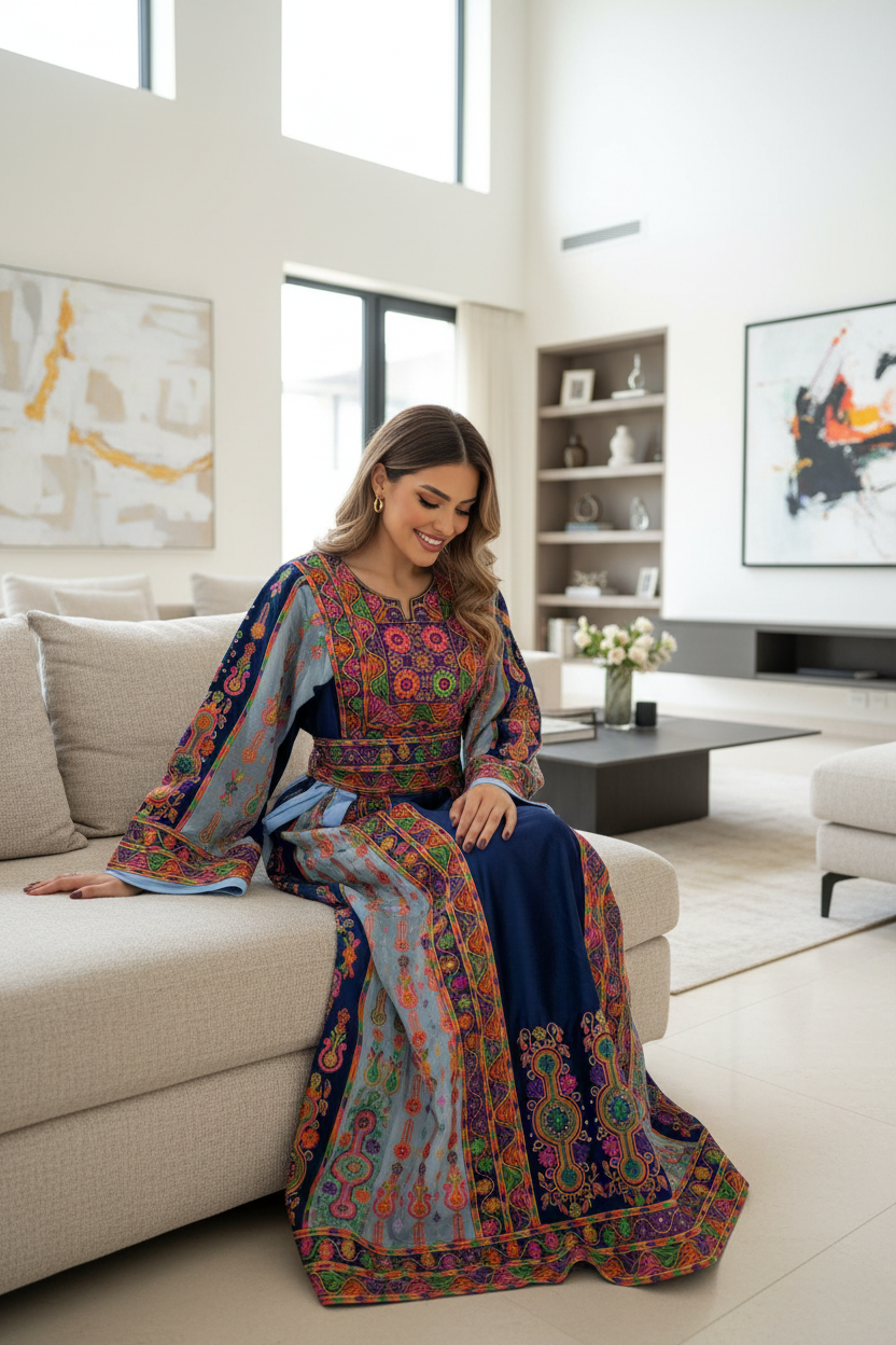 Navy blue silk velvet