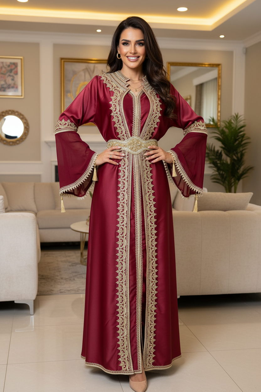 Burgundy Correct Sleeves Both Hands