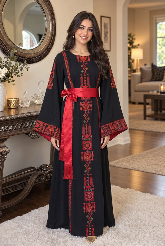 الثوب الأسود بمرجع الوجه الجديد