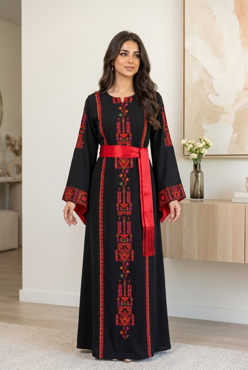 الثوب الأسود ببوز أمازون مرتاح