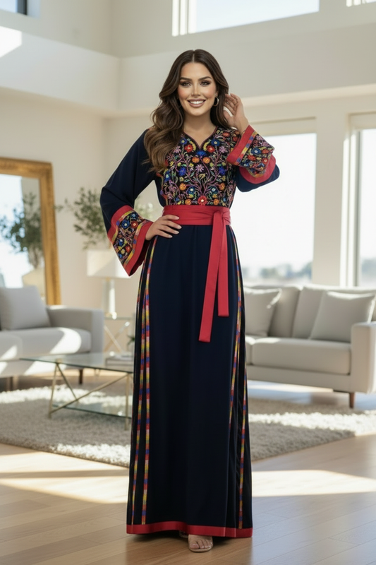 Hand touching hair pose