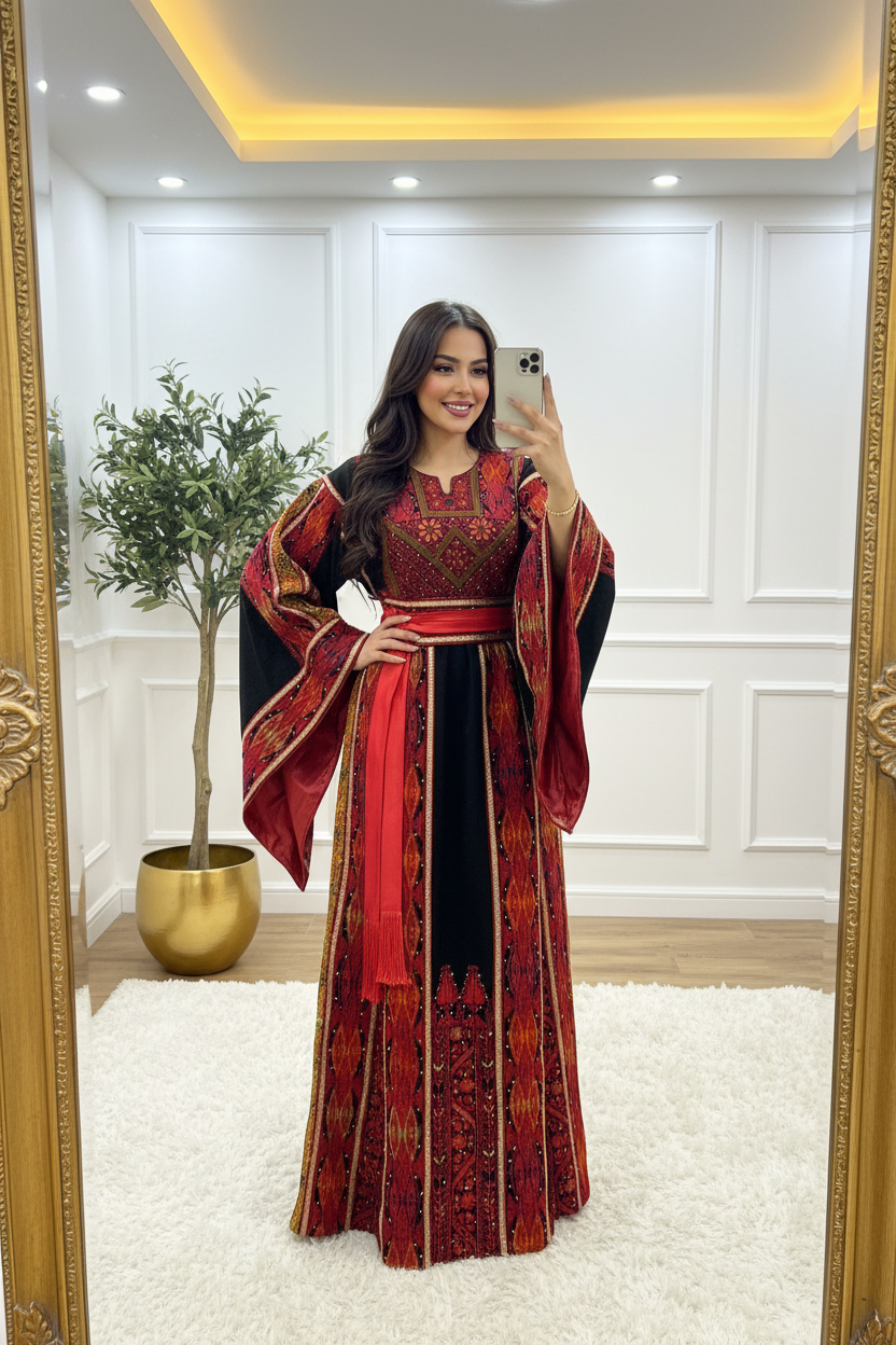 Leila - Exact Dress Reference Mirror Selfie