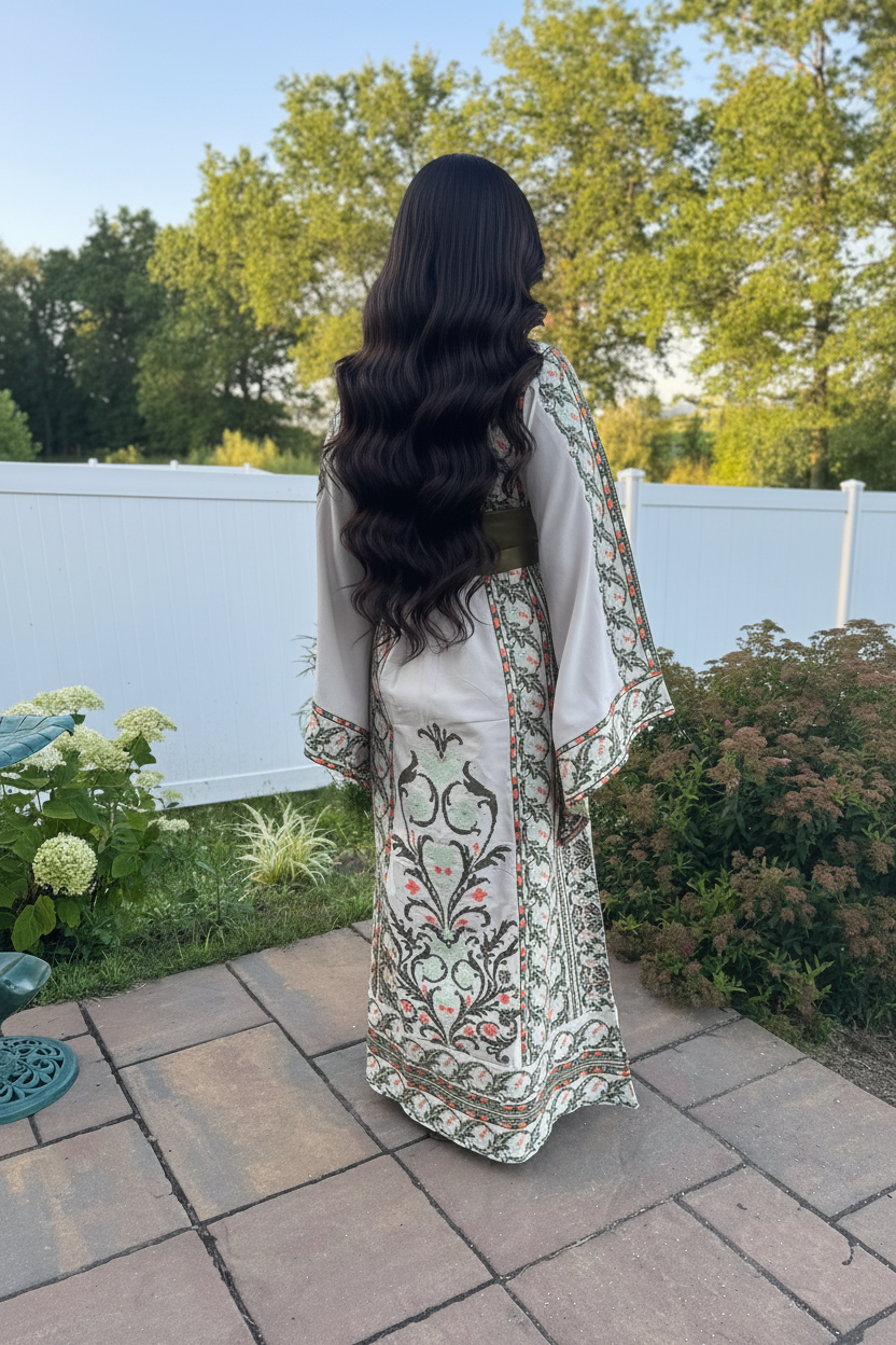 Same Photo - Long Wavy Hair Only